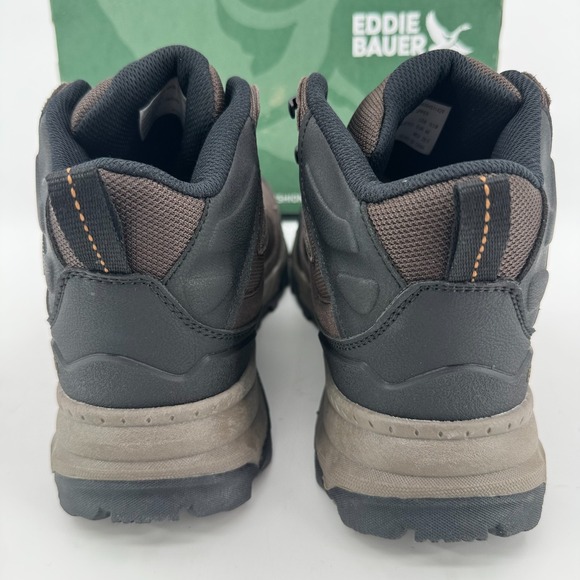 NEW Eddie Bauer Bonham Hiking Outdoor Boots MENS Brown Lace Up Leather SIZE 10.5 - Picture 5 of 9